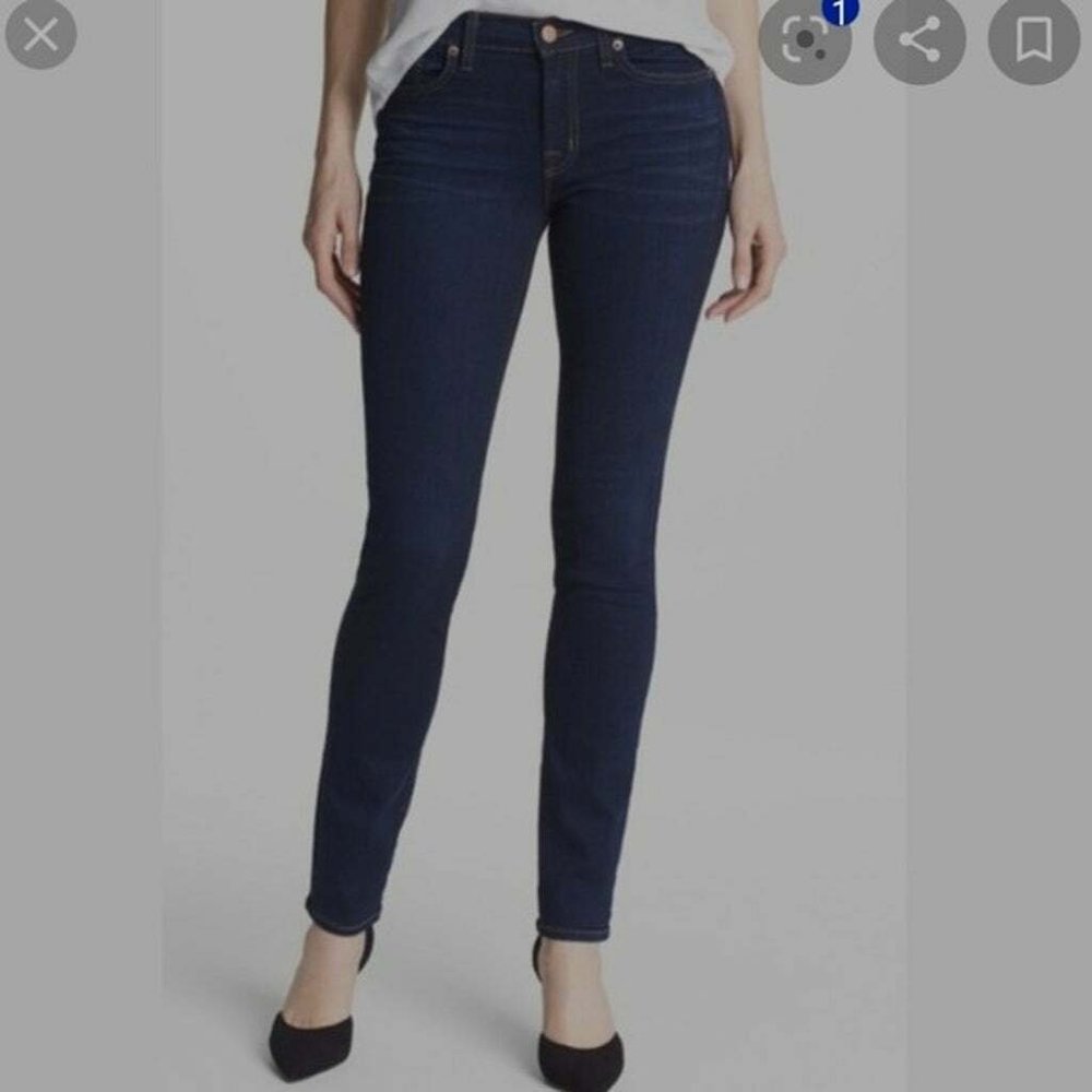 J Brand Jeans 27 Women’s Skinny Pencil Leg Ignite Dark Wash Mid Rise NWOT